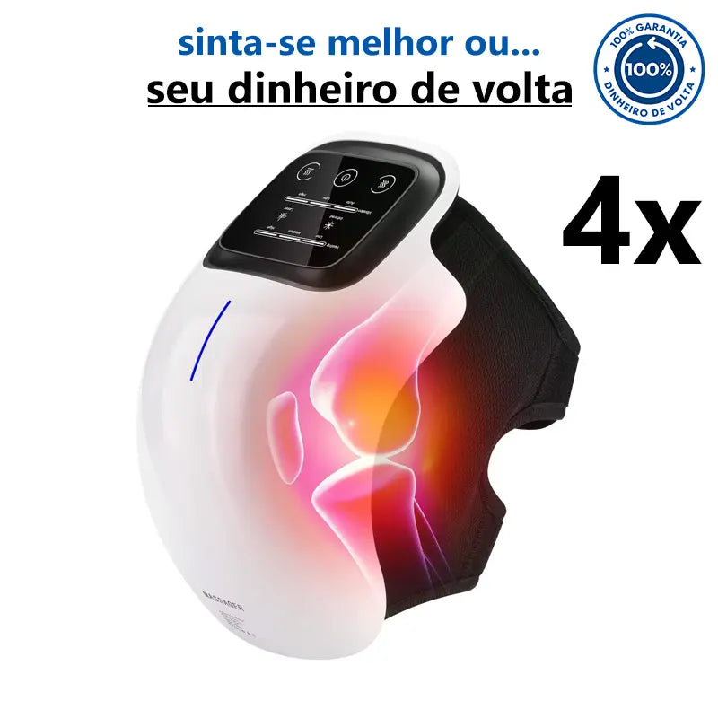 FisioFlex - Massageador de Joelho 3 em 1