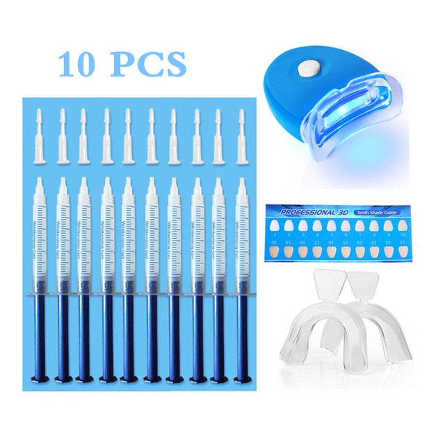 Smile® - Kit Clareamento Dental Com Luz De Led (Peróxido de Carbamida 35%)