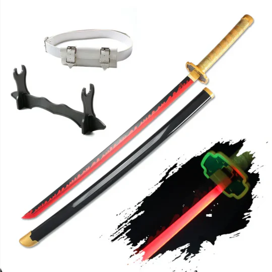 Katana de Demon Slayer com LED - Lançamento